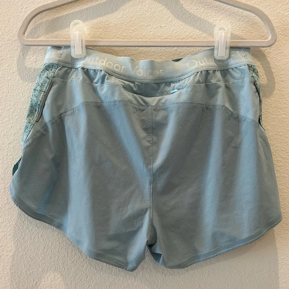 Outdoor Voices Light Blue Relay Athletic Shorts_2